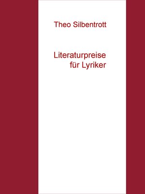 cover image of Literaturpreise für Lyriker